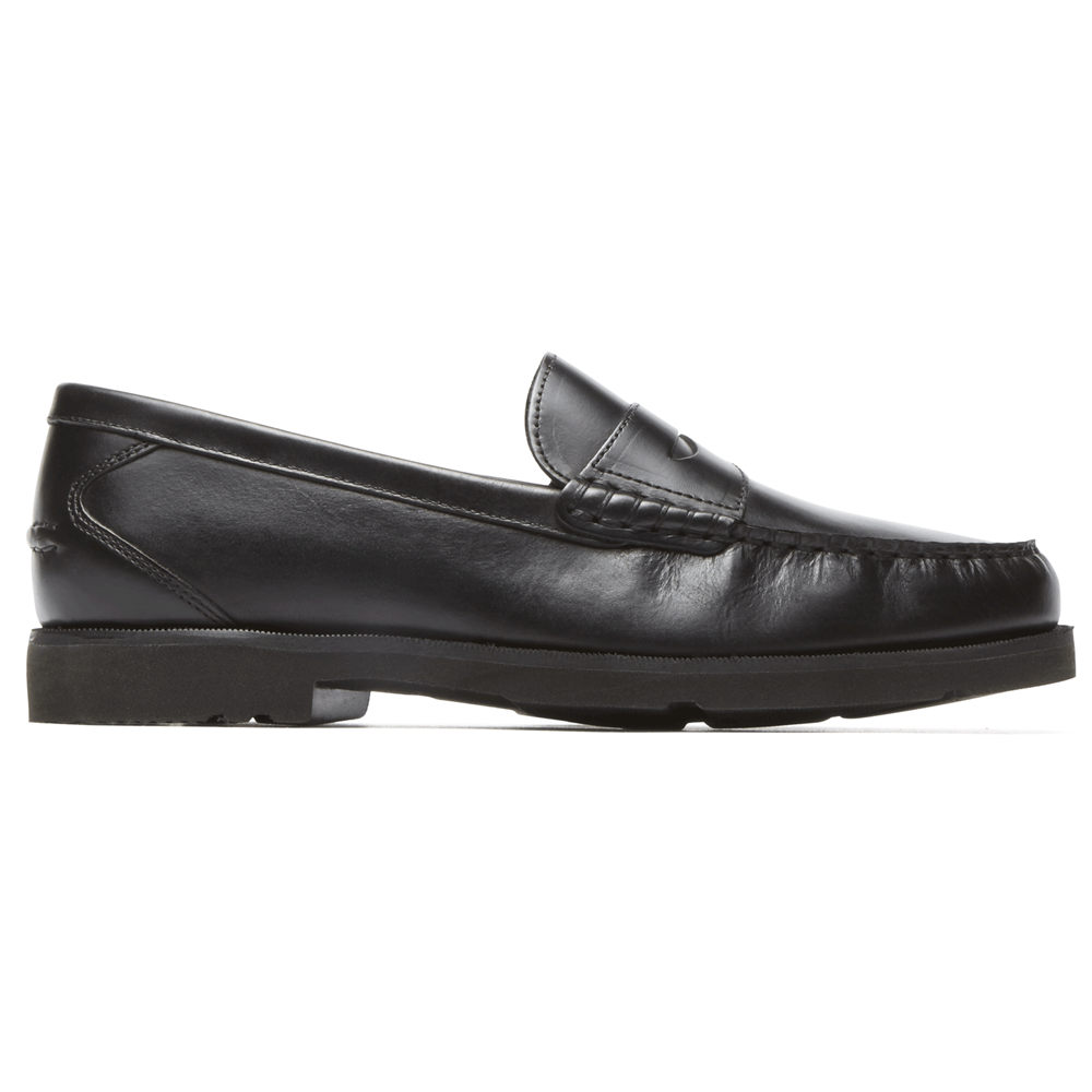 Rockport Singapore Mens Loafers - Modern Prep Penny Black - PM9831074